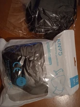 Mascarilla facial higiénica para adultos, máscara KN95 ffp2reutilizable de 5 capas FPP2, CE FFP2 FFP3, color negro