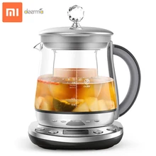 Бренд Deerma функциональный горшок для здоровья Электрический чайник кипятить воду фруктовый чай Bouilloire Lectrique Verre 1,5 л Xiaomi Mijia чайник