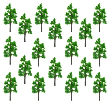 

Model Tree Train Trees Railroad Scenery Diorama Tree Architecture Trees for DIY Scenery Landscape, Natural Green
