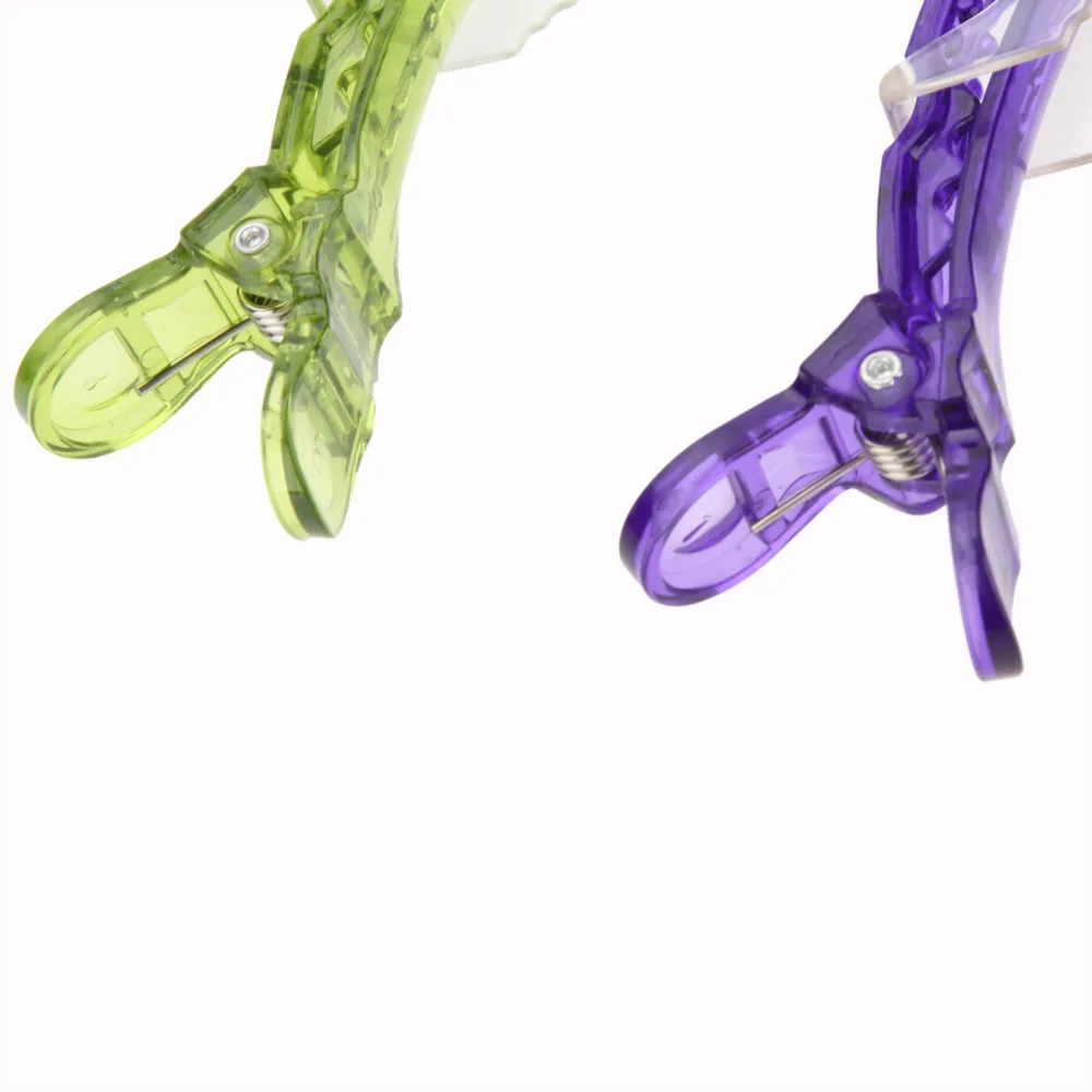 6 шт. заколки для волос Зажимы крокодильей кожи салонов фиксаторы парикмахерские