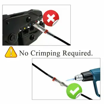 

Butt Terminals Solder Sleeve Wire Waterproof Heat Shrink Metric Accessory