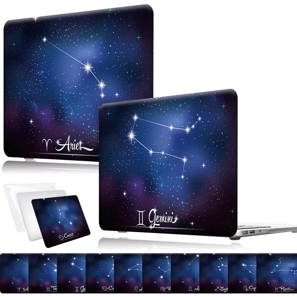 

New Shockproof Antifall Laptop Case for Apple MacBook Air Pro Retina 11 12 13 15 16 Inch with Twelve Constellation Series