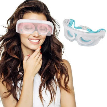 

LED Photon Eye Massager Glasses Skin Rejuvenation Heating Therapy Anti Wrinkles Tightening 3 color Light SPA Anti-fatigue