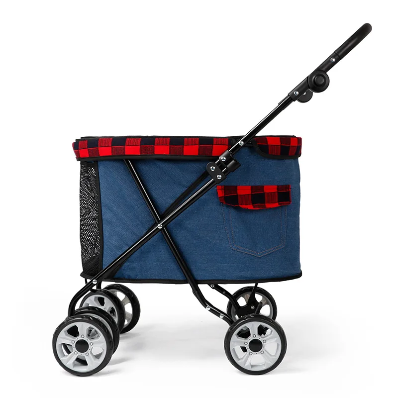 

Pet Trolley Trolley Case Small and Medium Dogs Four Wheels Breathable Outdoor Bag Silent Cats and Dogs Portable Cat Carrier