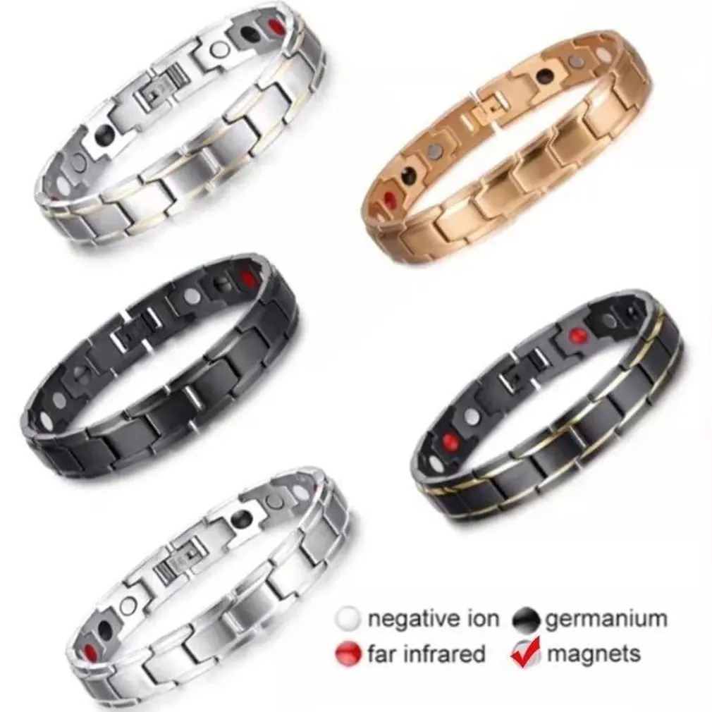 Men Bracelet Health Care Weight Loss Magnetic Therapy Elemental Bracelet  Arthritis Pain Relief Energy Bio Magnetic Male Gift|Chain  Link Bracelets|  - AliExpress