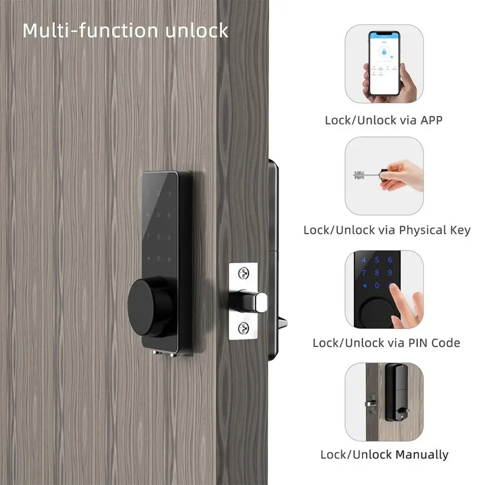 Smart Lock Keyless Entry Door Lock Deadbolt Digital Electronic