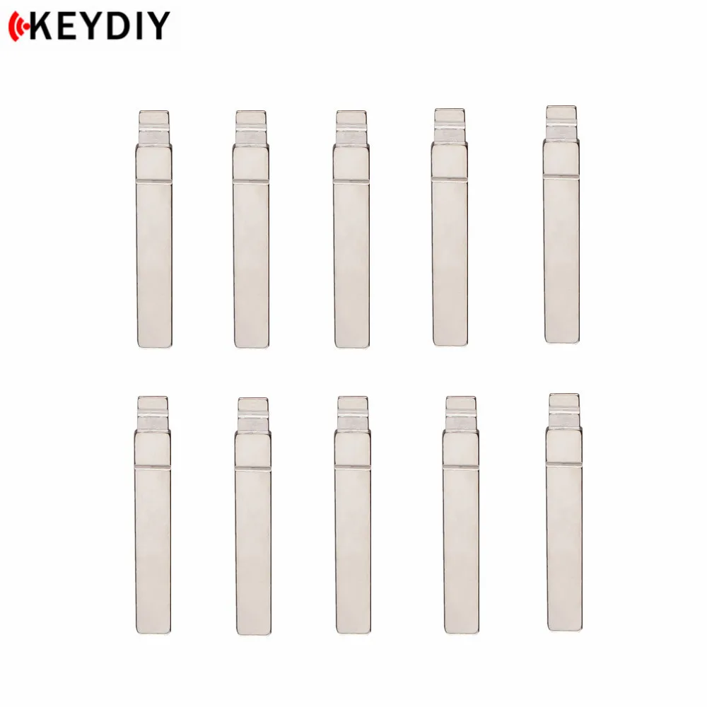 KEYDIY 10 pçs/lote KD De Metal Em Branco Sem Cortes Aleta VVDI/JMD VA2 Remoto Chave Lâmina #58 para Citroen Triumph NO.58 Lâmina sem Ranhura