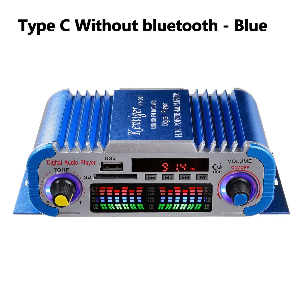 BT-998 HIFI Digital Audio Amplifier LCD Display Classd Power Amplificador  Bluetooth Radio Car Home Speaker