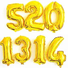 Свадьба брак с цифрами шар 40 дюймов с цифрами воздушный шар из фольги для дня рождения украшение для банкета и вечеринки Алюминий пленка