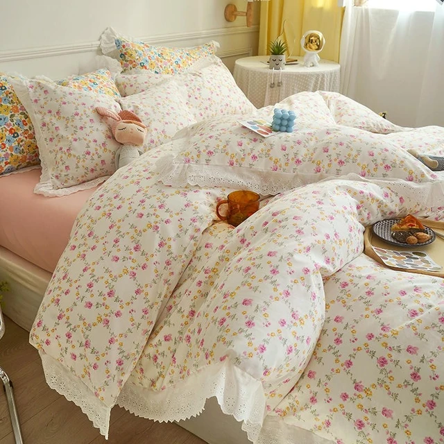 Vintage Floral Queen Sheet Set