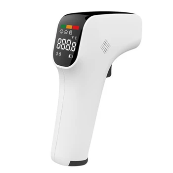 

Adults Kids Thermometer Infrared Temperature-Gun Forehead Fever Alarm Indicator LED Digital Screen Instant Accurate Read