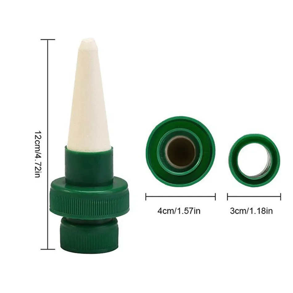 

VOGVIGO 4 Pcs Plant Waterer Self Watering Spikes Irrigation System Ceramic Watering Stakes for Home Vacation