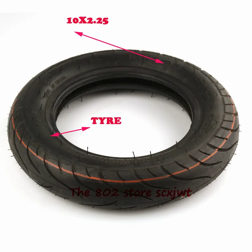 10x2,25 внутренняя и внешняя шина tire10* 2,25 труба для автоматического балансировочное устройство электрический скутер, электрический велосипед 10 дюймов обод шины
