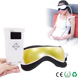 Электрический Вибрационный массажер для глаз постоянного тока, музыкальный магнитный массажер с воздушным давлением, инфракрасное