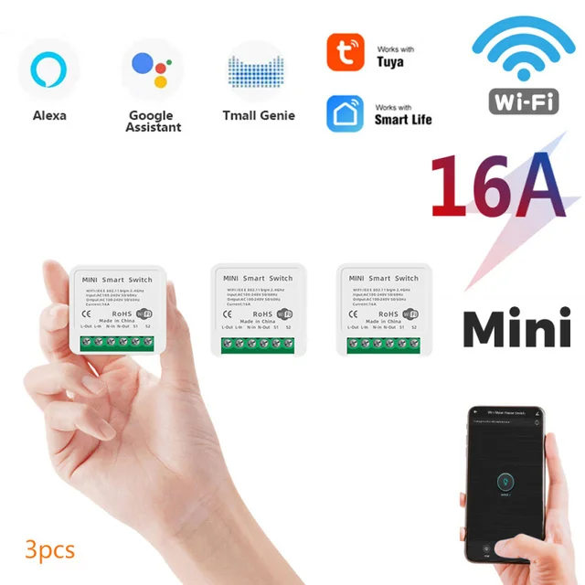 3Pcs Switch 16A
