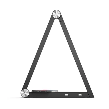 

usb Lamp LED Wireless Charging Long Arm Desk Dimming Table Lamp Aluminum Alloy Folding Long Life Reading Light Multiple Modes