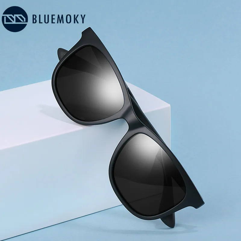 Мужские солнцезащитные очки BLUEMOKY Polorized винтажные Квадратные Солнцезащитные UV400 в
