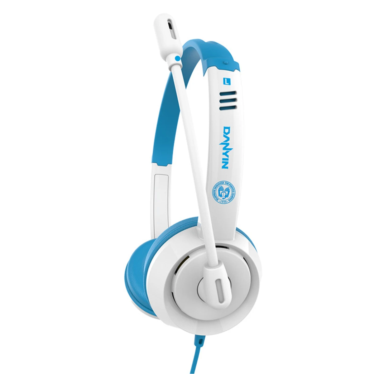 Kids Wired Headphone With Mic 3 5mm Plug Over Ear Rich Sound Headset Cellphone Computer Headphone For Online Course Voice Chat