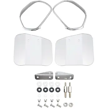 

Motorcycle Mirrors Trim for Honda Goldwing Gl1800 Gl 1800 2001-2012 & Motorcycle Front Handguards Windshield Protector