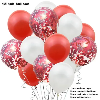 

10pcs /14pcs 12inch Confetti rose gold black pink Latex Balloon Birthday Party Decoration Wedding Christmas Kids Gift Air Globos