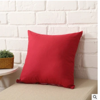 

Plain Solid Color Throw Pillow Case Home Sofa Linen Cotton Cushion Cover Cotton Linen Pillow Case Sofa Throw Cushion Cover