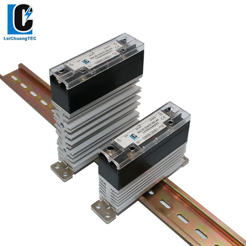 AC to And DC 10A-40A Solid State Relay With Heat Sink Industrial Slim SSR DIN Rail Mount | Обустройство дома