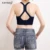 F. DYRAA Женский Спортивный Бюстгальтер Push Up Crop Top Женский Фитнес-тренажерный Зал Бюстгальтер Полый Дышащий Топ Сексуальный Бег Йога Бюстгальтер Спортивная Спортивная Одежда