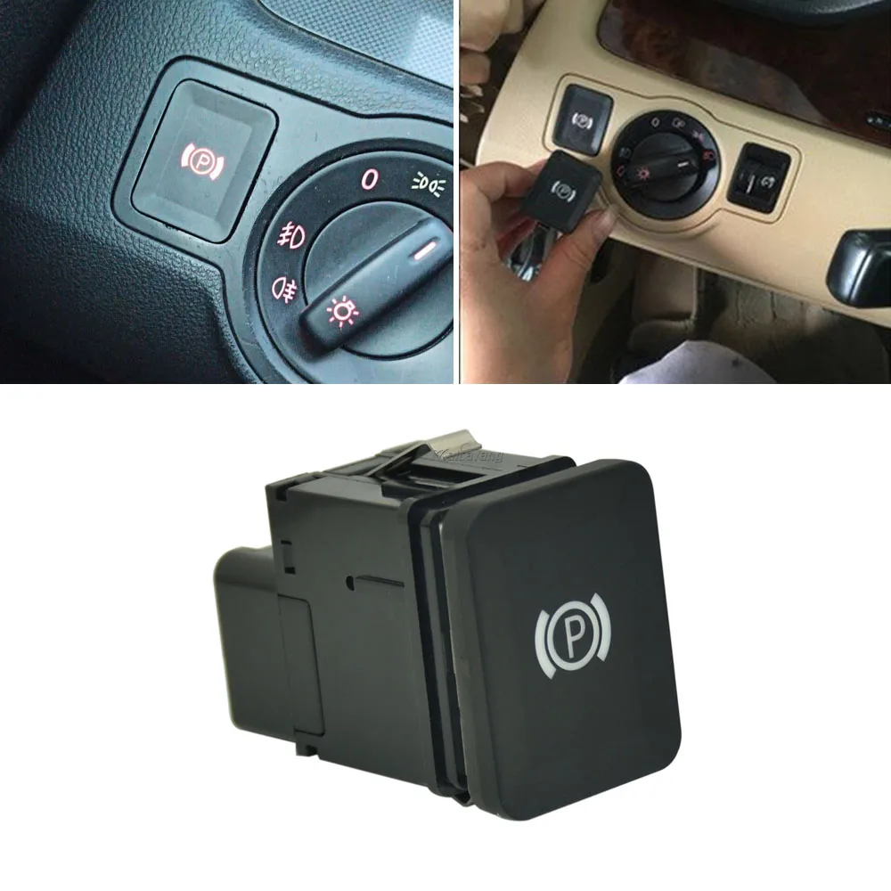 CarElectronicHandbrakeParkingSwitchBrakeButtonForVolkswagen