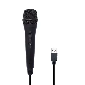 

High Performance Karaoke MIC for Nintend Switch PS4 Wii U XBOX360 PC Microphones New USB Wired 3m/9.8ft Gamepads use Microphone