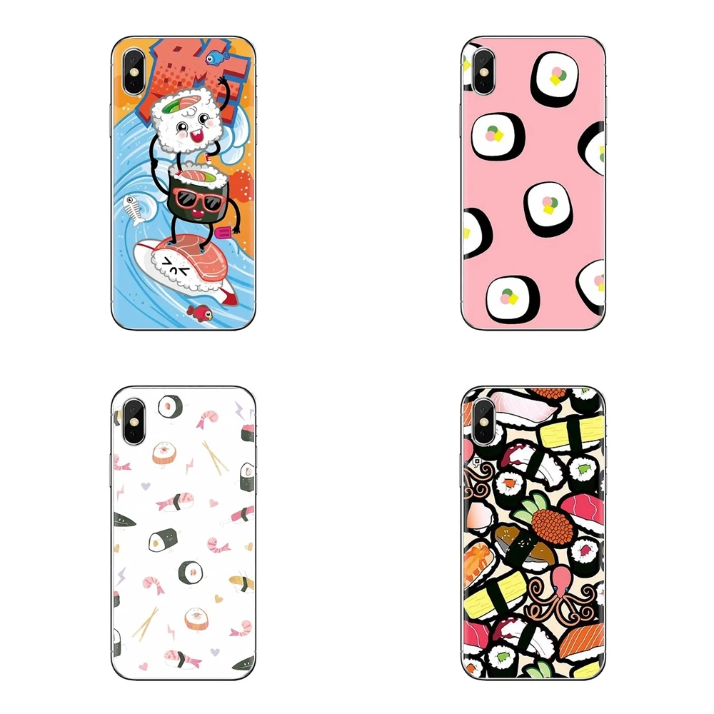 Чехол для телефона samsung Galaxy S2 S3 S4 S5 мини S6 S7 край S8 S9 Plus Note 2 3 4 5 8 Coque Fundas видов суши
