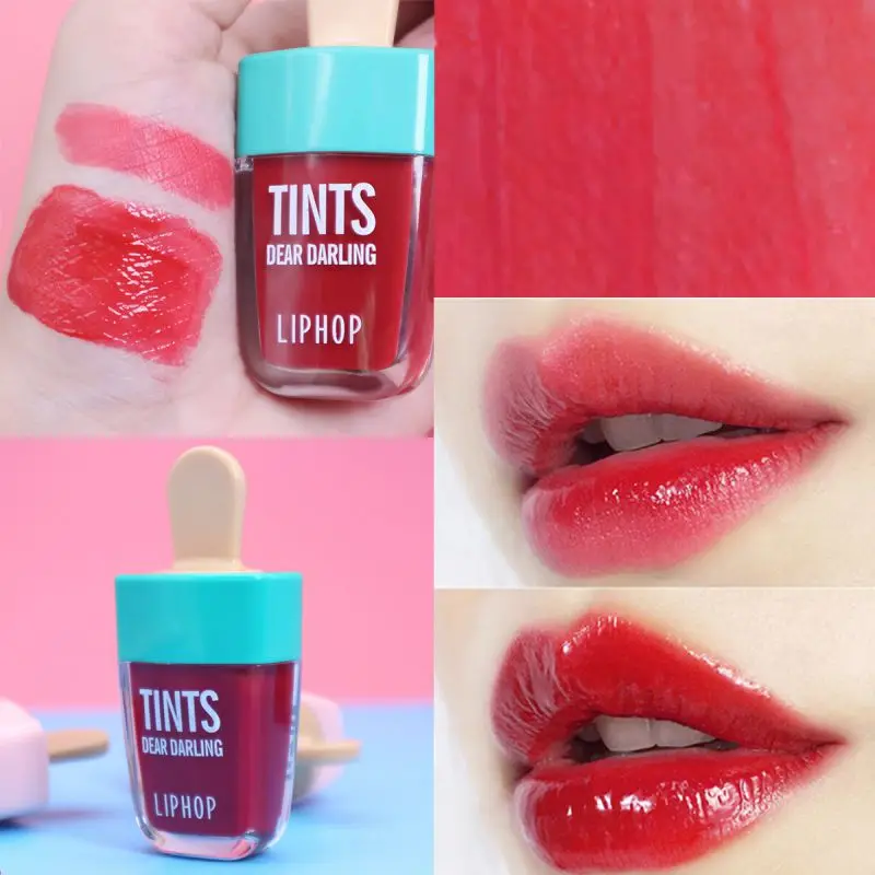 

Ice Cream Moisturizing Lip Glaze Waterproof Non-stick Cup Long Lasting Matte Liquid Lipstick Maquillaje Lip Tint