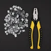 Animal Cage Pliers Chicken Bird Rabbit Cage Installation Clamp And Repair Tool Catch The Clamp Pliers Nail 300 Nails 1 Pliers 1