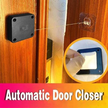 

Newly Punch-free Automatic Sensor Door Closer Close Stable Hole-free Quick Install XSD88