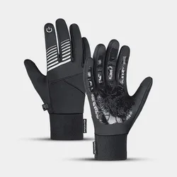 New Winter Gloves For Men Windproof Warm Touchscreen Cold Gloves Outdoor Non-Slip Reflective Cycling Womens Gloves For Sports