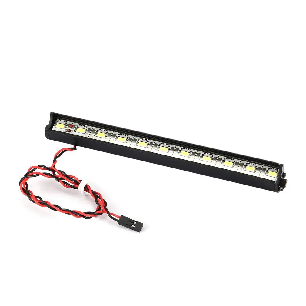 Metal Roof Light Bar LED Lamp for 1/10 RC Climbing Car Model Traxxas HSP Redcat RC4WD Tamiya Axial Scx10 D90 HPI 313 Wheelbase