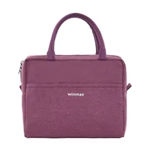 

Winmax Brand Purple Totes Lunch Bags Female Portable Thermal Insulated Cooler Bags For Women Thicken Icepack Container Lunch Box