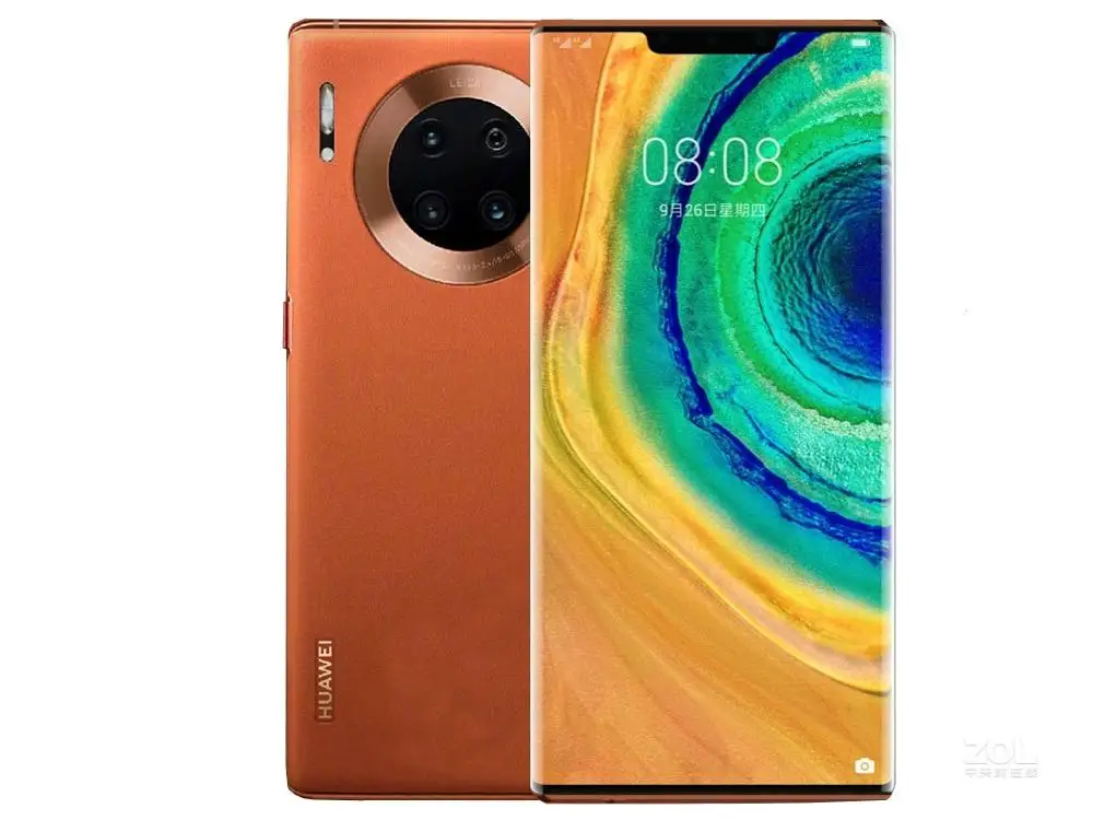 6,5" huawei mate 30 Pro 5G смартфон 8G ram 512G rom Kirin 990 Android 10 датчик жестов Встроенный экран 40W зарядка IP68