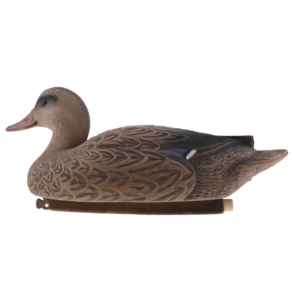 37cm Female Duck as Плавающая утка, пластиковая приманка для птиц, Отпугиватель сорняков для борьбы с вредителями, украшение для сада, пруда, бассейна, рыбного пруда, охотничьего декора - Цвет: 37cm Female Duck as