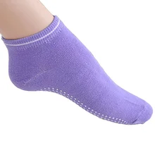 1 пара, женские носки для йоги, Противоскользящие силиконовые носки для пилатеса, носки для балета, фитнеса, спорта, дышащие эластичные хлопковые носки