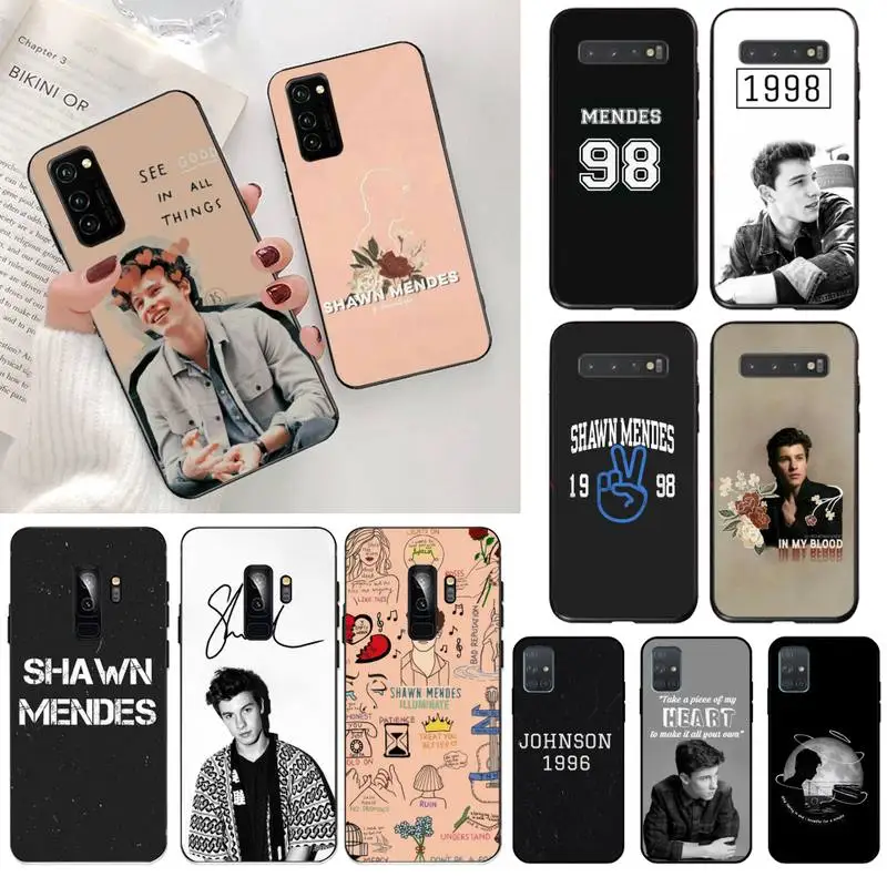 Чехол для телефона singer man Shawn Mendes Magcon 98 чехол Samsung S20 plus Ultra S6 S7 edge S8 S9 S10 5G lite