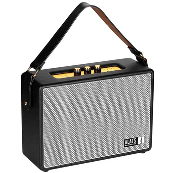 

Wifi Subwoofer Bluetooth Retro Speaker Treble/Bass/Volume Adjustable Speaker Portable Log HiFi Audio Big Power Louderspeaker