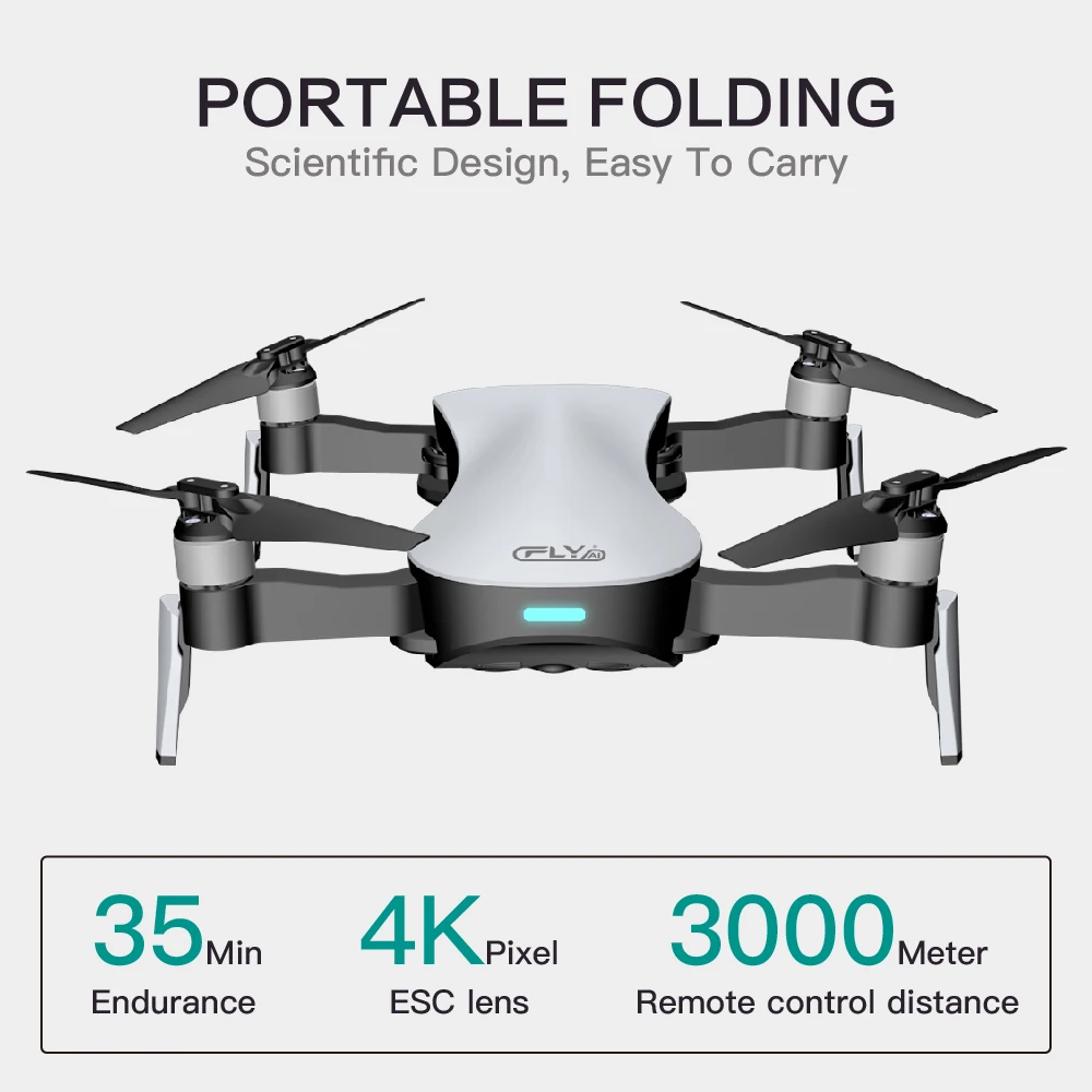 Квадрокоптер New Drone 4K GPS C-FLY Faith умный Дрон с профессиональной камерой HD-видео 1-3 км