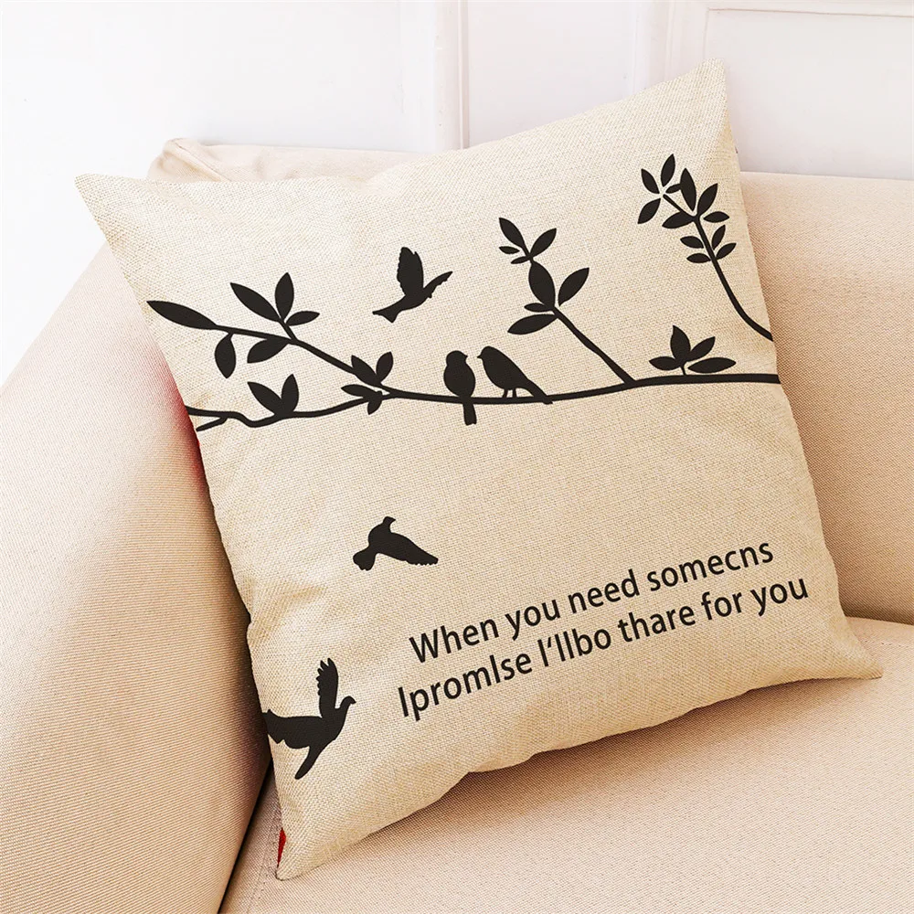 Ouneed Подушка Чехол 45*45 Home Decor Чехлы простой стиль Подушка Чехол цветы наволочки