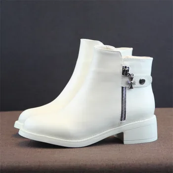 

Autumn boots children's wild British style short boots 2020 new high-top thin thin boots handsome motorcycle Martin boots