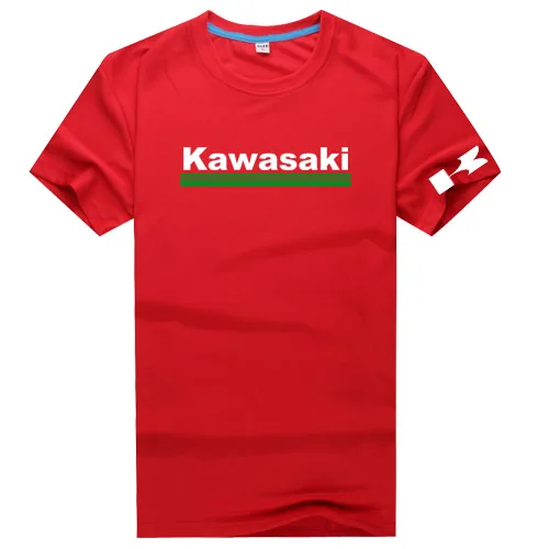 Kawasaki футболка с коротким рукавом, одежда с рукавом, футболки на заказ, Спортивная Мужская футболка, спортивные футболки для езды на мотоцикле, футболка для мотокросса - Цвет: 4