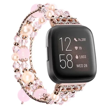 

Ouhaobin Replacement Band Deluxe Agate Strap For Fitbit Versa 2 Smart Watch Wrist Strap Smart accessories for women 1016#2