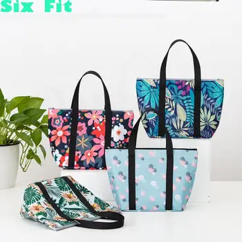 

Funny Cartoon Kids Fresh Leaves Design Lunch Bags For Women Food Cooler Box Tote Cooler Lunch Box Insulation Portable Tote Bag