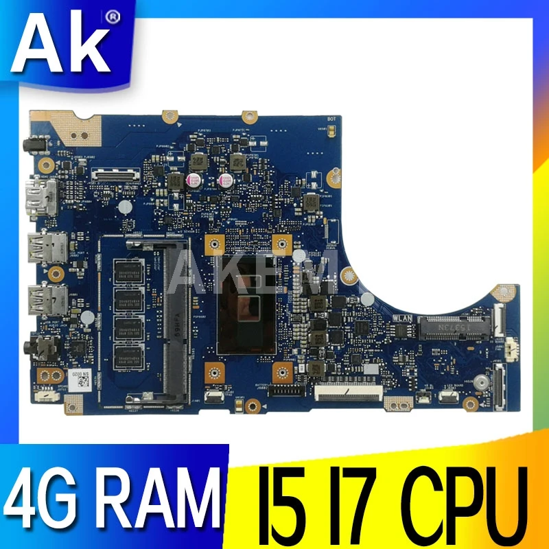 TP300UA Q302UA материнская плата для ноутбука For Asus Q302U TP300U 4G I7-6500U I5-6200U 100% тест |