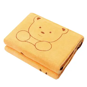

1 Pc Pet Bath Towel Super Absorbent Comfortable Brown Footprint Washable Dog Towel Pet Mat Drying Towel for Cat Puppy Pet Dog