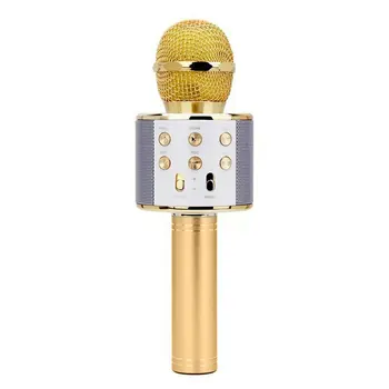 

Wireless Karaoke Microphone Micro 4 in 1 portable karaoke player 12 sound effects for home KTV / Party